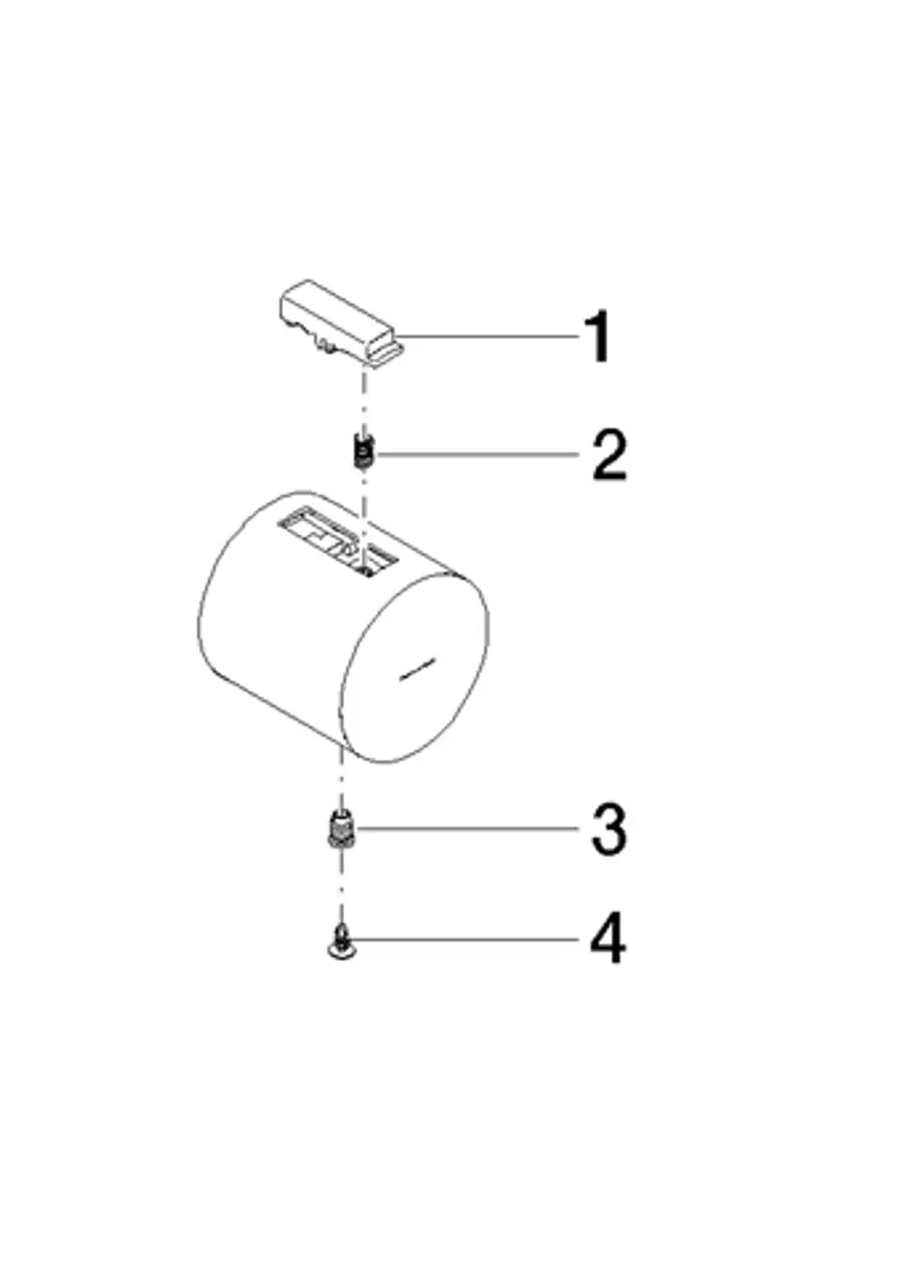 DORNBRACHT Griff für Thermostat ERSATZTEILE 90173301500 D. 48 x 48 mm Chrom, 90173301500-00 Galeriebild 1